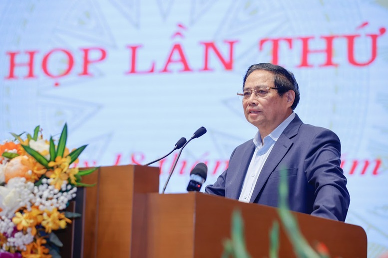 Thủ tướng Chính phủ Phạm Minh Chính phát biểu chỉ đạo tại Phiên họp
