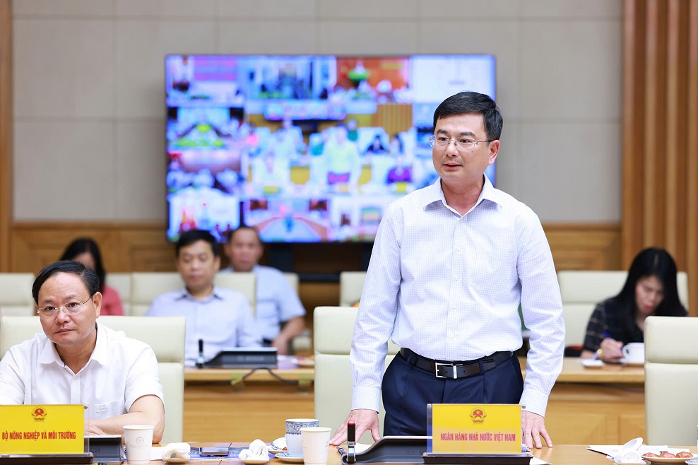 Phó Thống đốc Phạm Thanh Hà phát biểu tại hội nghị