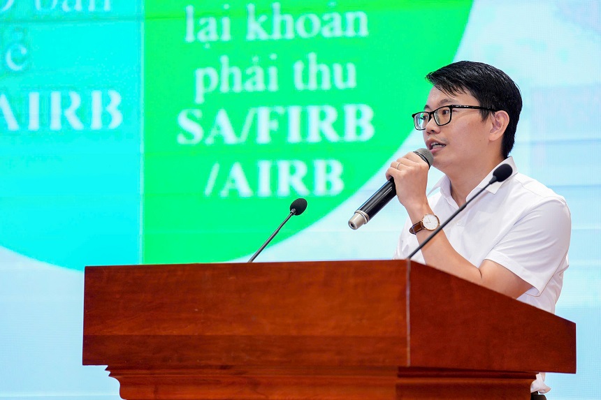 Tại Hội nghị, báo cáo viên từ Cục An toàn hệ thống các TCTD đã trình bày nội dung chính của Thông tư số 14/2025/TT-NHNN