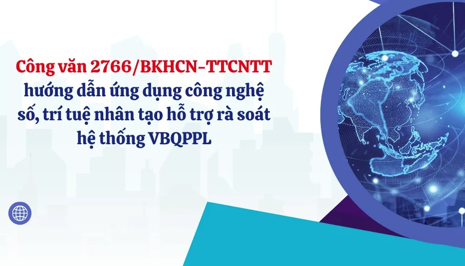 Ứng dụng công nghệ số, trí tuệ nhân tạo hỗ trợ thực hiện rà soát văn bản quy phạm pháp luật