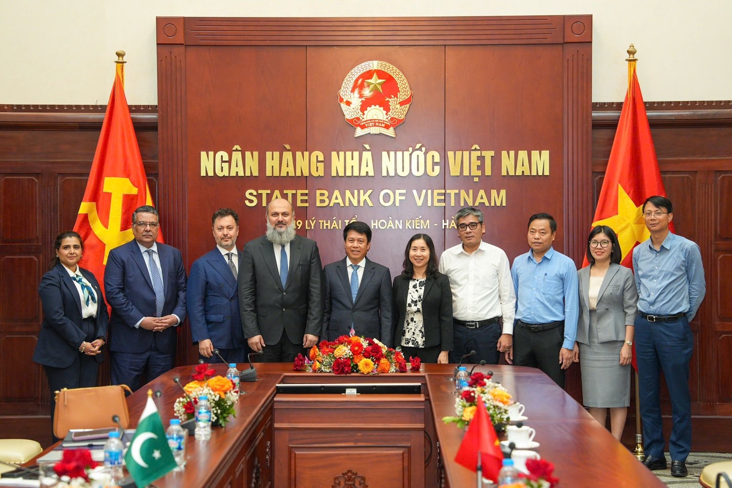 Phó Thống đốc NHNN Phạm Tiến Dũng tiếp Đoàn công tác của Bộ Thương mại Pakistan