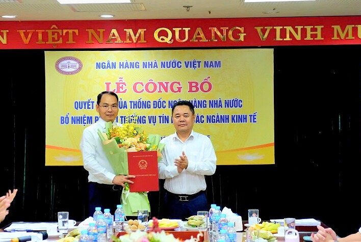 Bổ nhiệm ông Trần Anh Quý giữ chức Phó Vụ trưởng Vụ Tín dụng các ngành kinh tế