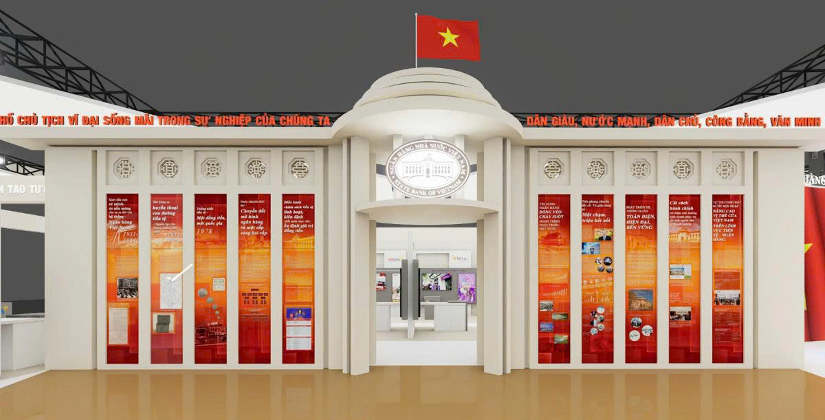 Dấu ấn ngành Ngân hàng trong Triển lãm thành tựu đất nước 80 năm hành trình Độc lập – Tự do – Hạnh phúc