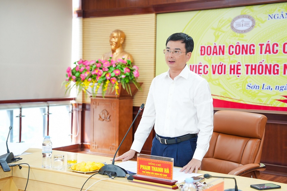 Đoàn công tác Ngân hàng Nhà nước Việt Nam làm việc với hệ thống ngân hàng Khu vực 3