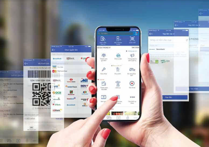 Thanh toán không dùng tiền mặt ngày càng phổ biến