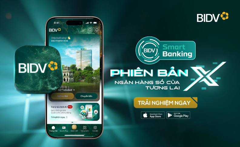 BIDV Smartbanking phiên bản X - dấu ấn kỷ lục Việt Nam
