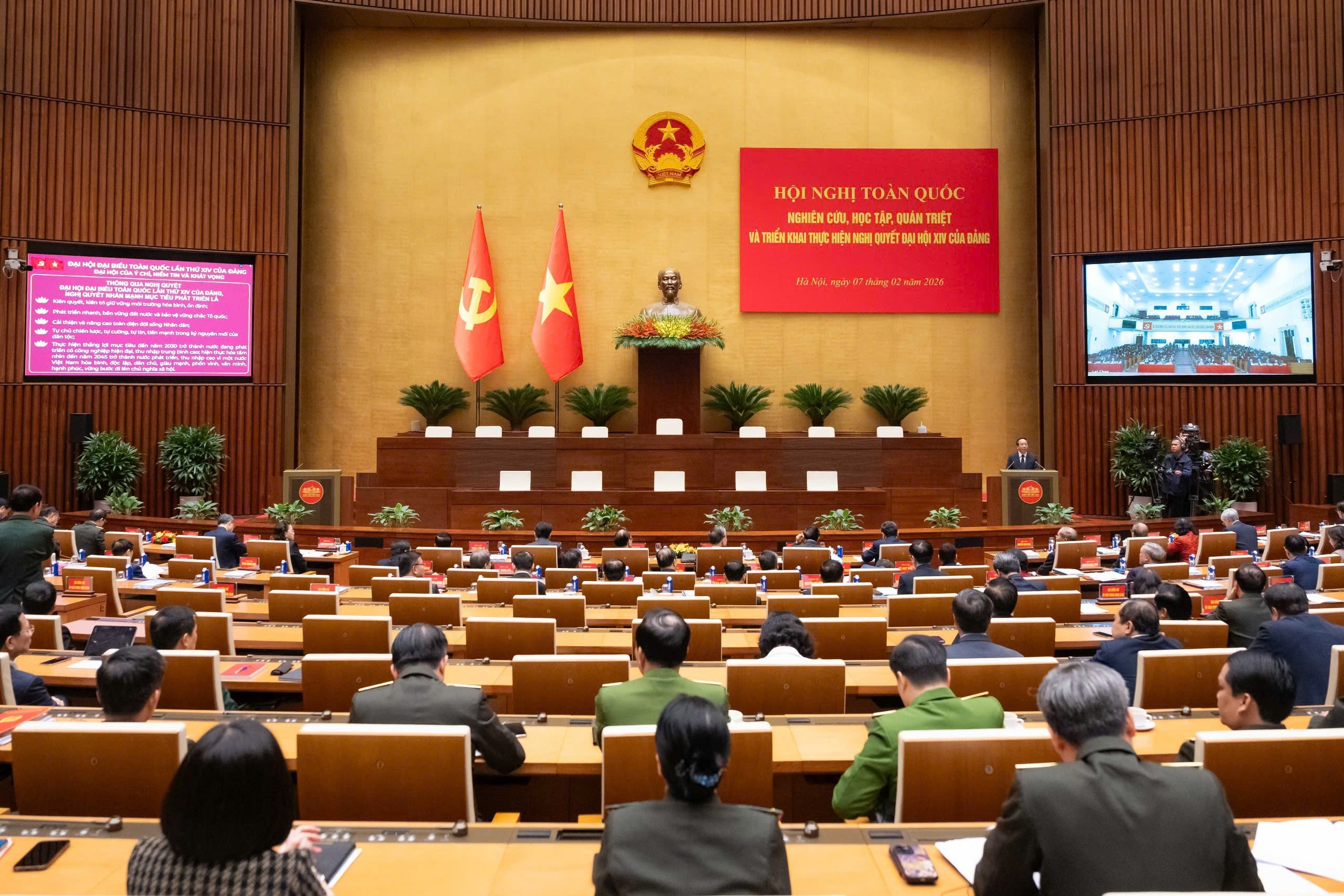 Hội nghị toàn quốc nghiên cứu, học tập, quán triệt và triển khai thực hiện Nghị quyết Đại hội XIV của Đảng