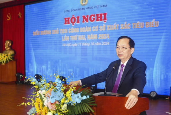 Phó Thống đốc thường trực Đào Minh Tú - Chủ tịch CĐNHVN phát biểu chỉ đạo Hội nghị